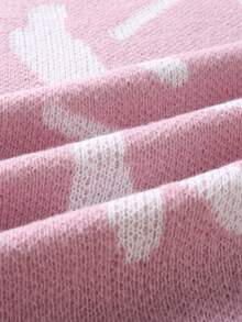 NEOSTRIT Men's All-Over Print Casual Versatile Daily Wear Long Sleeve Sweater - Baby Pink - View 3