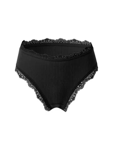 EverLounge 5pcs Black & White Lace Women's Triangle Panties - Multicolor - View 5