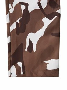 Manfinity Homme Men's Camouflage Casual Versatile Everyday Travel Long Pants - Multicolor - View 3