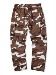 Manfinity Homme Men's Camouflage Casual Versatile Everyday Travel Long Pants - Multicolor - View 2
