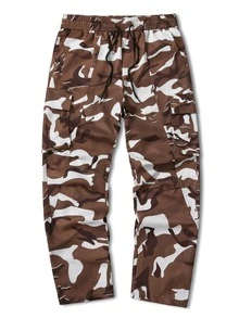 Manfinity Homme Men's Camouflage Casual Versatile Everyday Travel Long Pants - Multicolor - View 4