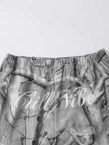 SHEIN 青少年女孩秋季套裝 拉鍊連帽衫、細肩帶背心上衣與寬腿長褲休閒街頭風 Y2K 套裝，適合日常穿著，Sixth Form 正式灰色 - 灰色 - 查看 7
