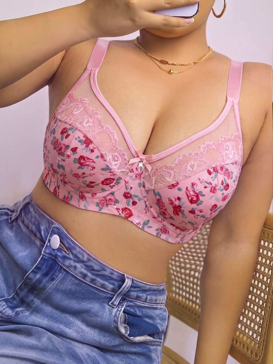 DesireSculpt Plus Size Underwire Bra, 1pc - Multicolor - View 1