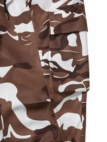 Manfinity Homme Men's Camouflage Casual Versatile Everyday Travel Long Pants - Multicolor - View 6