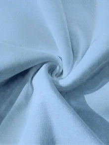 Resyla 男士字母壓紋印花時尚休閒連帽衛衣，適合日常穿著 - 藍色 - 查看 4
