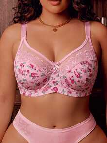 DesireSculpt Plus Size Underwire Bra, 1pc - Multicolor - View 6