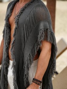 Ironwick Cárdigans para Hombre - Gris Oscuro - Ver 3