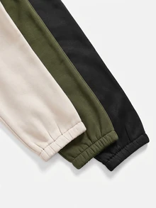 Velisys Velisys Solid Color Fleece Sweatpants Winter Women Clothes - Multicolor - View 5
