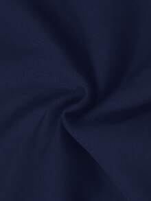 ROMWE MEN Men's Printed Pattern Antenna Loose Hooded Sweatshirt Streetwear - Royal Blue - View 4