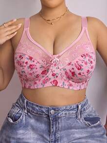 DesireSculpt Plus Size Underwire Bra, 1pc - Multicolor - View 8