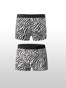 Rest Era Men's Leopard Print Boxer Briefs 3-Pack - Multicolor - View 8