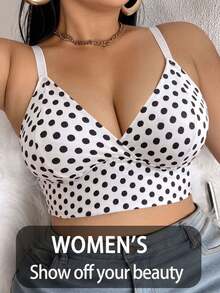 AltCore Halloween Plus Size Wireless Bra Single Piece - Multicolor - View 6