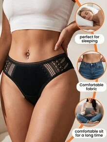 SHEIN Velisys Women's Lace Sexy Daily Sports Triangle Panties - Multicolor - View 5
