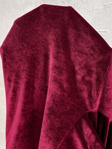 SHEIN Maternity Solid Color Adjustable Waist Flare Pants - Burgundy - View 7