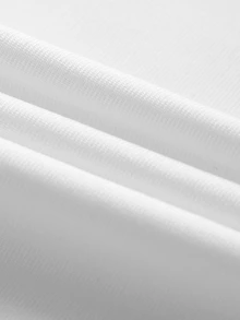 SHEIN BASICS 女款純色修身百搭日常穿搭抹胸上衣 2件組 - 黑與白 - 查看 7