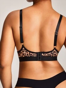 SHEIN Plus Size Bra, Wire-Free, Mold-Free Cup, 1pc - Multicolor - View 2