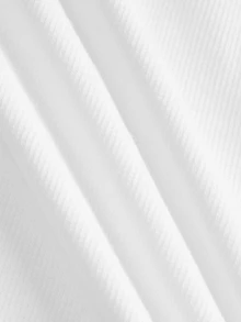 Tseoso 2pcs Henley Collar Button Front Long Sleeve T-Shirt Set (Black & White) - Suitable For Autumn, Winter, Spring, Combining Casual Vintage Classic, Sweet Girl And Minimalist Fresh Styles - Black and White - View 9