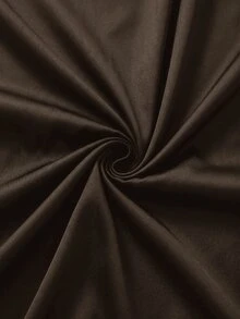 SHEIN VCAY 大尺碼度假露肩豹紋洋裝 - 咖啡棕 - 查看 4