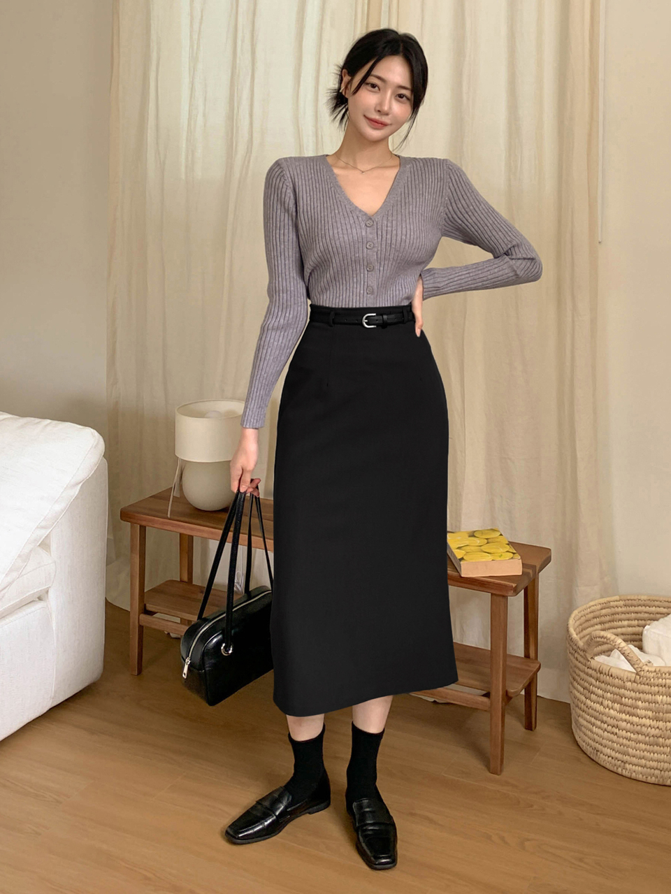Women's Solid Color Casual Versatile Daily Wear Skirt Fall