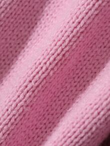 Livesso Women's Single-Breasted Casual Daily Long Sleeve Cardigan Fall Winter - Pink - View 8