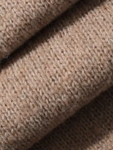 Dazy Kids Young Girl) Autumn/Winter Sweater Pants Wide Leg Thick Basic Young Girl Pants - Apricot - View 8