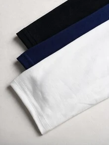 SHEIN Girlism 青少年女孩純色拉鍊休閒日常長袖夾克 3件套 - 彩色 - 查看 5