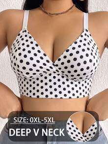 AltCore Halloween Plus Size Wireless Bra Single Piece - Multicolor - View 7