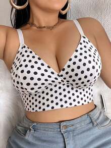AltCore Halloween Plus Size Wireless Bra Single Piece - Multicolor - View 4