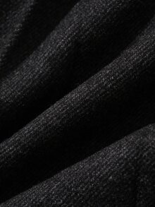 DAZY Black High Waist Ruffle Decor Pleated Puff Skirt Sweet Academic Style Women's Skirt Fall - Grey - View 6
