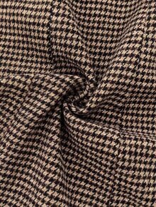 Auvina Plus Size Women's Plaid Casual Commute Travel Long Sleeve Blazer Suit Set - Multicolor - View 8
