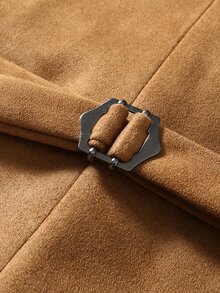 Manfinity Nomadique Men's Contrast Color V-Neck Single-Breasted Casual Suit Vest - Camel - View 6