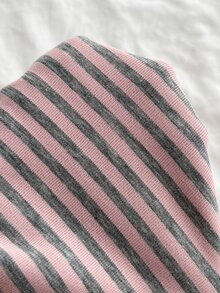 Elamini 女款優雅通勤休閒時尚百搭條紋吊帶長褲 2 件套 - 彩色 - 查看 7