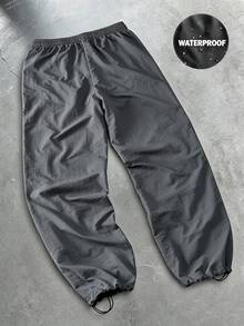 Sport MetroGents Men's Colorblock Patchwork Sports Long Pants - Dark Grey - View 2