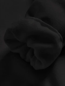 青少年女孩刺繡寬鬆連帽衛衣，舒適厚實柔軟保暖秋季上衣，開學季穿搭 - 深灰色 - 查看 6