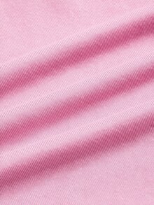 SHEIN ICON 對比色蕾絲抓皺 Y2K 細肩帶背心上衣 - 粉色 - 查看 5
