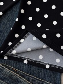 Áo thun tay dài dệt kim cổ vuông dáng ôm casual mới mùa thu cho bé gái tuổi tween - Nhiều màu - Xem 6