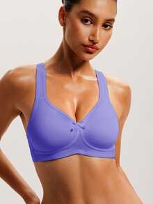 Barelissa 1pc Women's Wireless Bra - Purple - View 5