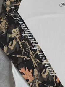 Casuvi Kids 1件青少年男孩街頭風拼色時尚套頭圓領插肩袖T恤，吸睛拼色設計，舒適面料，適合街頭風與運動休閒穿搭，春/秋新款，適合多季節穿著 - 彩色 - 查看 4