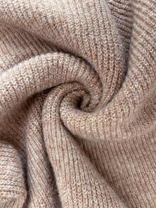 Elenzga Women's Waist-Cinching Flared Sleeve Knit Sweater - Pink - View 7