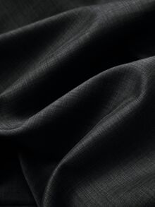SHEIN Tall Celana Panjang Wanita Ukuran Besar dengan Pinggang Kontras dan Potongan Lurus - Dark Grey - View 5