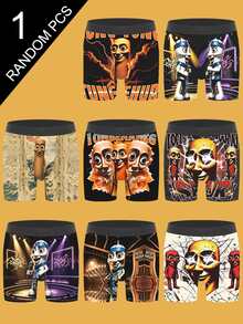 Notgurli Men's Boxer Briefs Fashion Print Funny - Multicolor - View 3