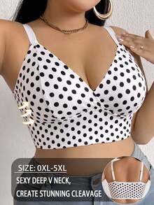 AltCore Halloween Plus Size Wireless Bra Single Piece - Multicolor - View 5