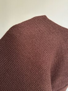 Aloruh Women's Solid Color Button Design Long Sleeve Fitted Fashion Knit Dress - Brown - View 8