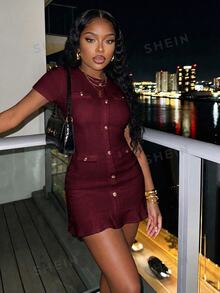 Slaydiva New Early Spring, Spring And Summer Music Festival, Valentine's Day, Easter, Wedding Season, - Burgundy - View 7