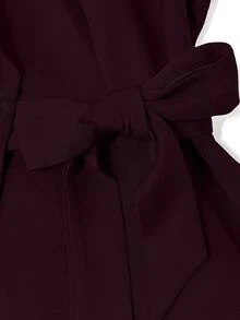 GlowEve CURVE Plus Size Jacket Mesh Skirt Suit Set - Brown - View 6
