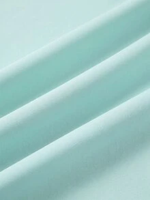 Auralis 初秋深V領開學季中袖修身藍綠色大尺碼優雅T恤/現代通勤休閒日常外出T恤 - 杏色 - 查看 7
