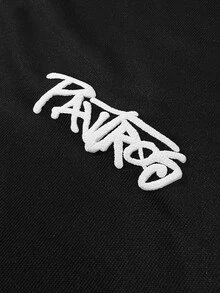 PAVTROS 男士時尚迷彩印花長袖拼色T恤 - 彩色 - 查看 2