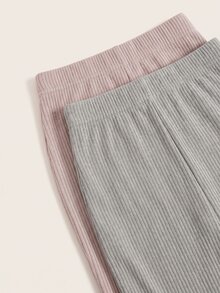 SHEIN LUNE 女款素色休閒百搭日常穿著裙 - 灰色 - 查看 4
