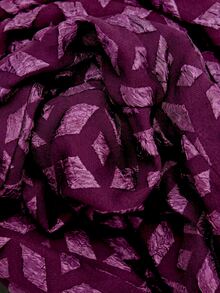 Nöista All-Over Print Wide-Leg Pants With Relaxed Fit. Summer, Fall, Resort, Travel, Casual Chic Style. - Purple - View 8