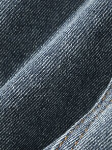 Livesso Women's Long Sleeve Single-Breasted Casual Denim Jacket - Blue - View 7